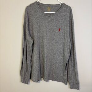 Polo Ralph Lauren Gray Long Sleeve Men's Tee